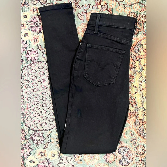 NWT Levi’s 721 High Rise Skinny Black Jeans - Picture 11 of 12